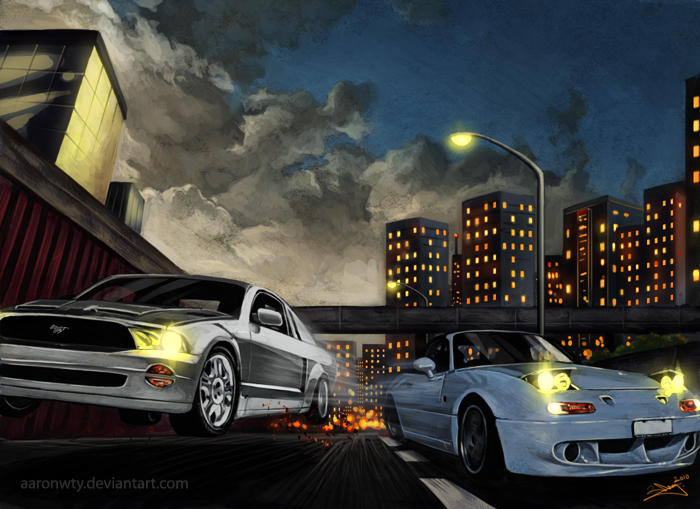 Street Racing by aaronwty on DeviantArt