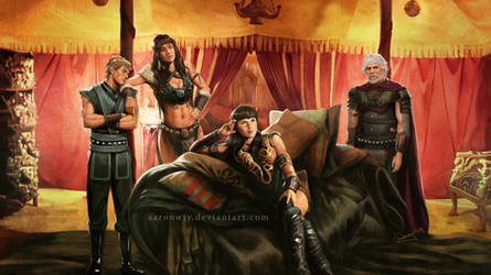 Xena and her commanders
