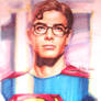 Superman portrait - markers