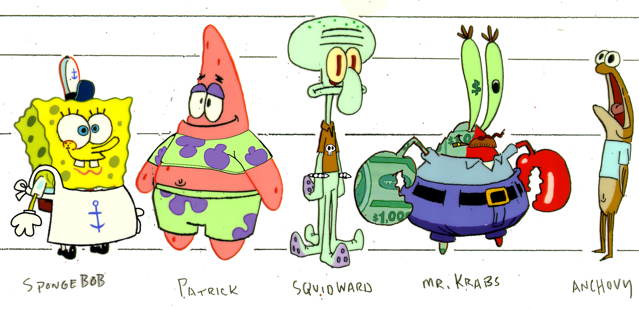 SpongeBob characters redesign by festerboi1964 on DeviantArt