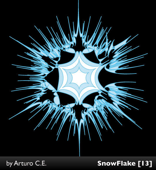 Python Snowflake Art SnowFlakes 13 by arturoce on DeviantArt