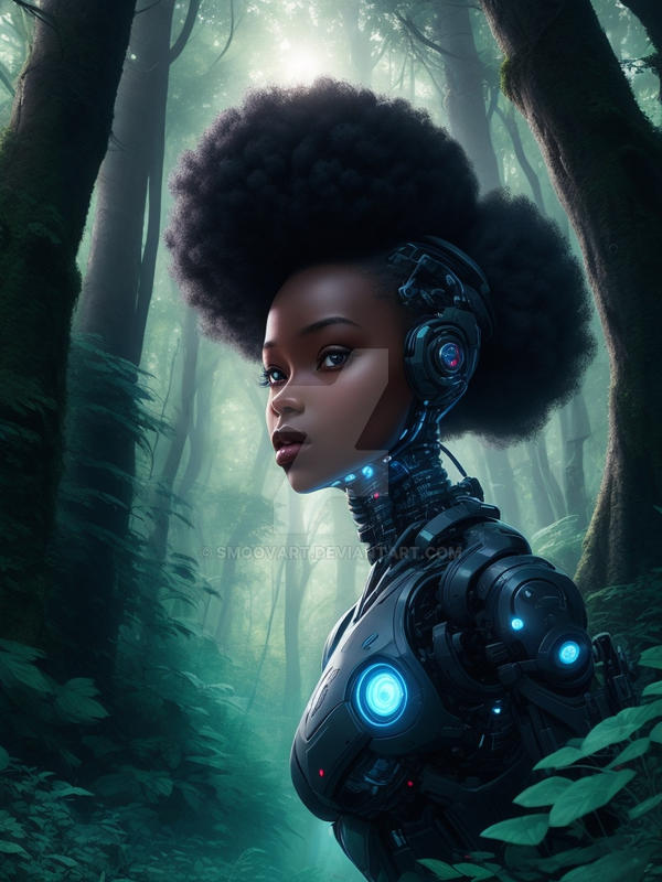 Cyberandroid Android Cyber Girl by SmoovArt on DeviantArt