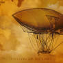 SteamPunk dirigible wallpaper