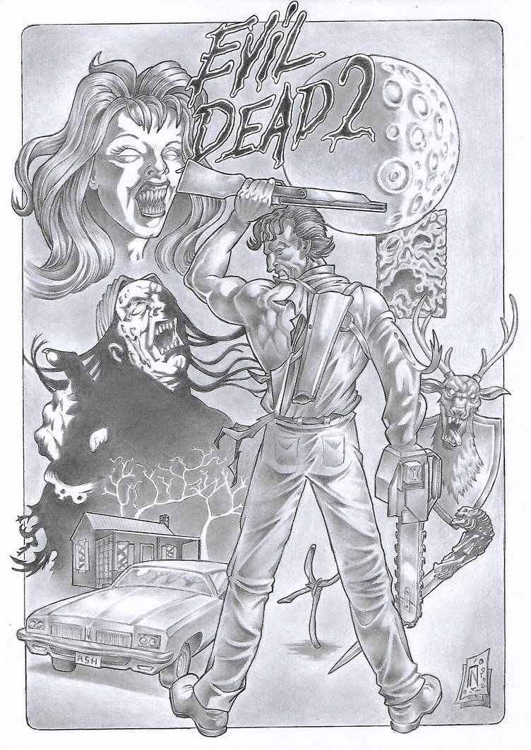 Evil Dead 2 Missing pages: Rotten Apple head. by SodaClown on DeviantArt