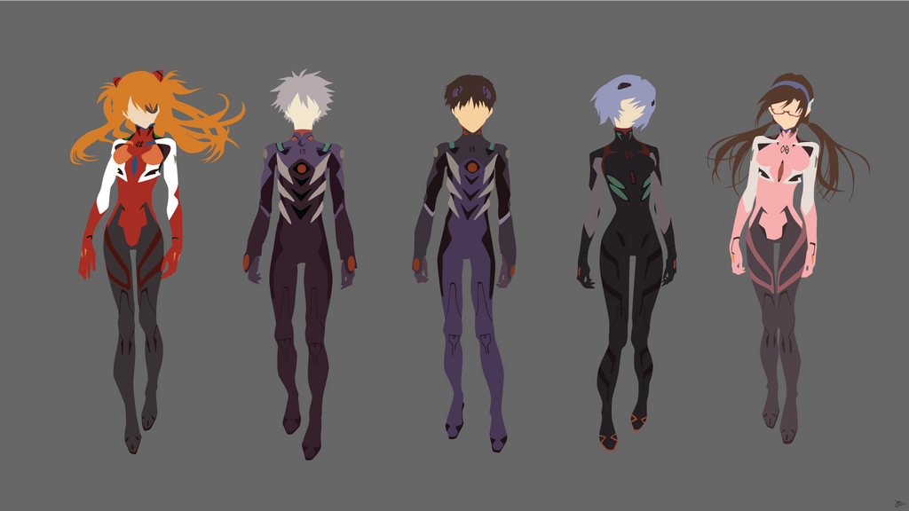 {Neon Genesis Evangelion} by greenmapple17