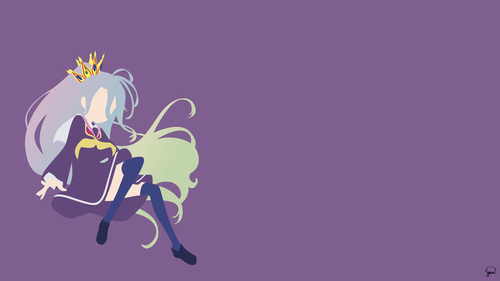 Shiro {No Game No Life} by greenmapple17