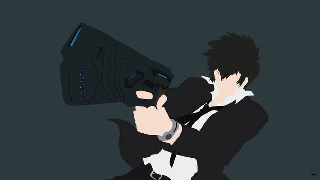 Kougami Shinya (Psycho Pass) Minimalist Wallpaper