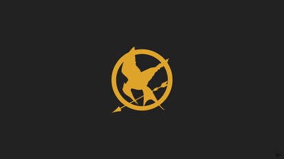 Mockingjay (Hunger Games) Minimalist Wallpaper