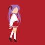 Kagami Hiiragi (Lucky Star) Minimalist Wallpaper