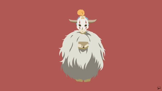 Shin-Ah/Ao (Akatsuki no Yona) Minimalist Wallpaper