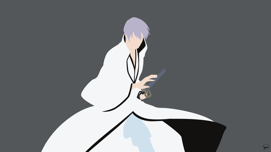 Gin Ichimaru (Bleach) Minimalist Wallpaper