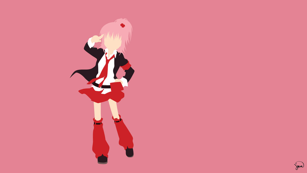 Amu Hinamori (Shugo Chara) Minimalist Wallpaper