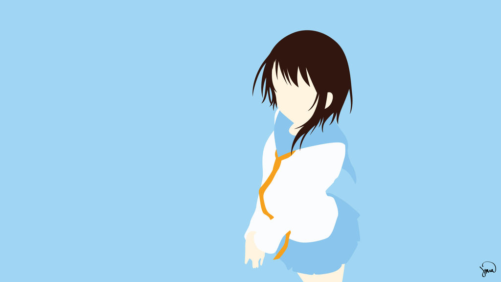 Kosaki Onodera (Nisekoi) Minimalist Wallpaper by greenmapple17 on