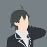 Hikigaya Hachiman (Oregairu) Minimalist Wallpaper