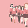 Azumanga Daioh Minimalist Wallpaper