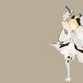 Saber Lily (Fate Series) Minimalist Wallpaper
