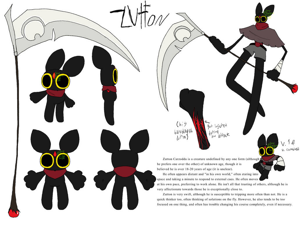Zutton Carzodda // Character Reference Sheet by SomeRandomBital on ...