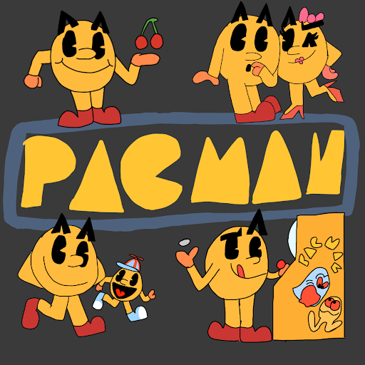 Midway Arcade Pac-Man doodles by CoryGsDA on DeviantArt