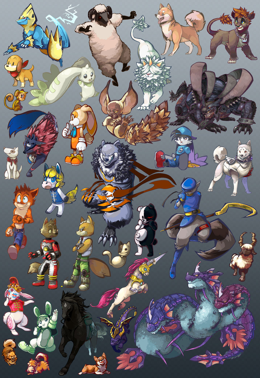 Animals in Gaming by KaiserByte on DeviantArt