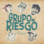 Grupo De Riesgo Cartoon Style Logo