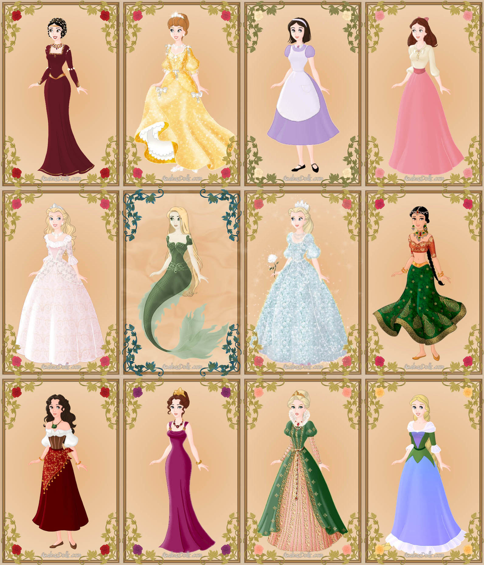 Disney heroines - how they could look by Arrelline on DeviantArt