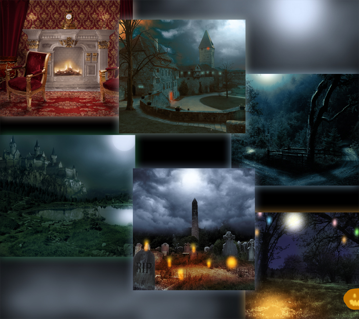 Halloween backgrounds preview