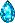 Pixel gemstones - Aquamarine by Arrelline