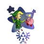 Wind Waker Link and Kirby