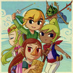 TLoZ: The Wind Waker +SpeedPaint by Snow-Bunniintendo