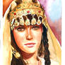 Tamina (Prince of Persia).Quick watercolour sketch