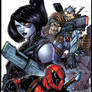 Deadpool, Cable and Domino!