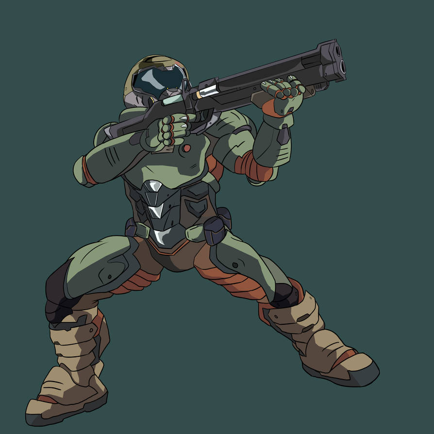 DOOM SLAYER 2016 by CyborgAfro on DeviantArt