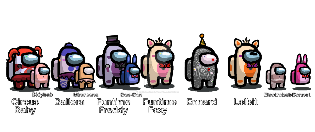 FNAF SL X Among Us by JinxyAndLucky on DeviantArt