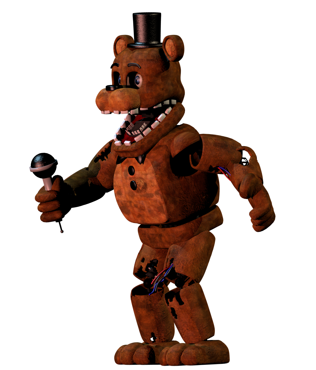 Withered Freddy Render.