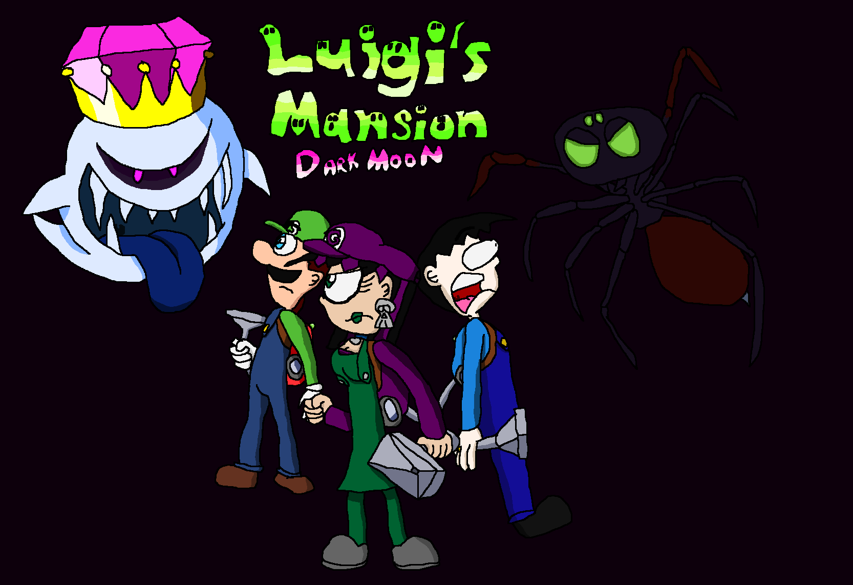Luigi's Mansion 2 (Dark Moon) HD Wallpaper by Louie82Y on DeviantArt