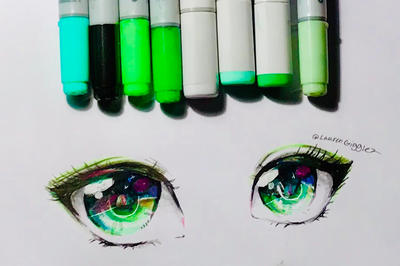 Green eyes 