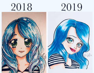 Blue gurl redraw :P