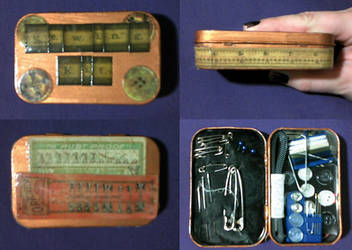 Steampunk sewing kit