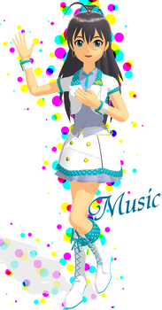 MMD Newcomer: Hibiki Music version