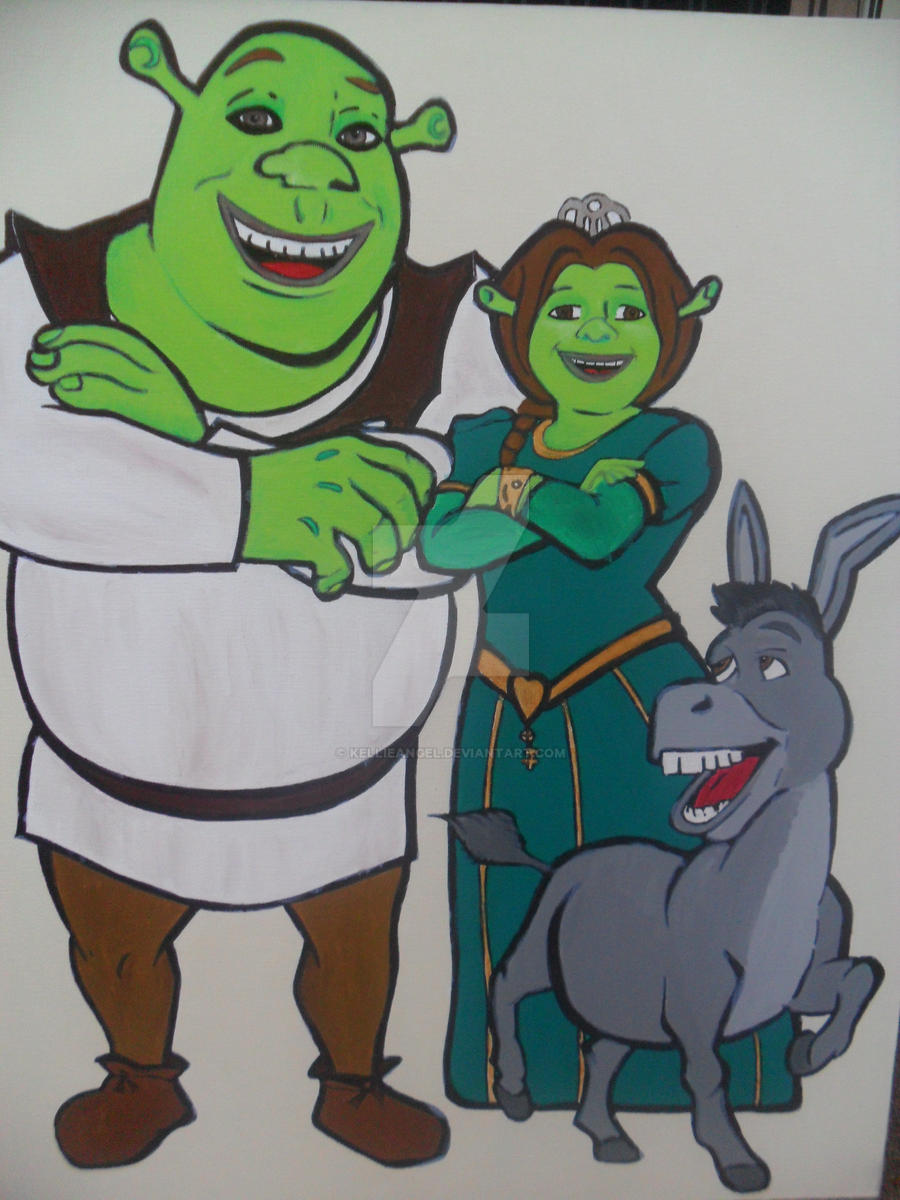 Shrek! Fiona! Fiona! Mom! Harold Donkey! by adamhatson on DeviantArt