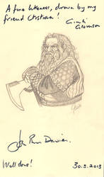 Gimli Autograph