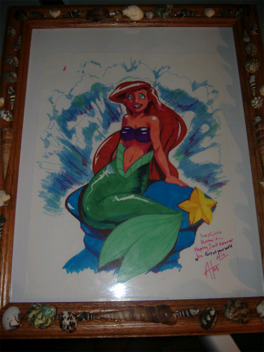 Kellie's Ariel Gift.