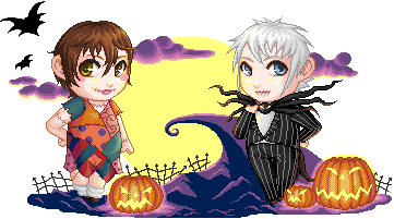 Halloween Miesa and Aki