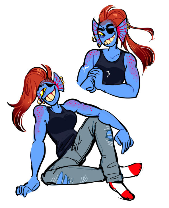 Undyne Bodybuilder Undyne by tontoh on DeviantArt