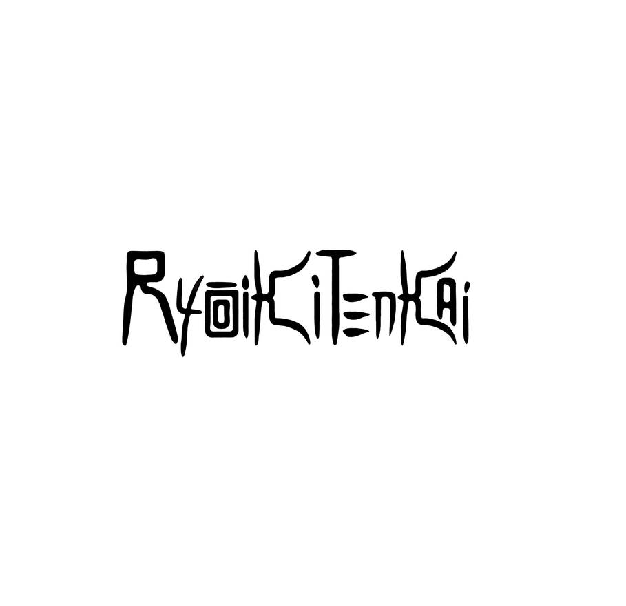 ryoiki tenkai jujutsu kaisen font by Nikashahinzadeh on DeviantArt