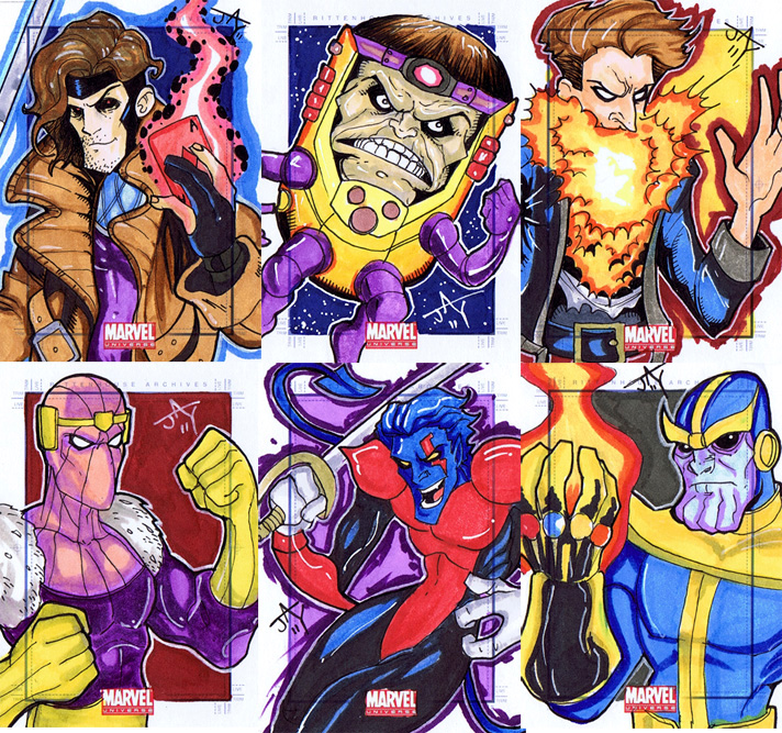 Marvel Universe Sketch Cards