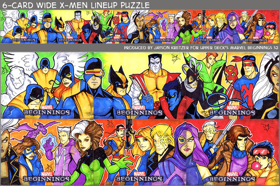 X-men Lineup by Jayson-kretzer