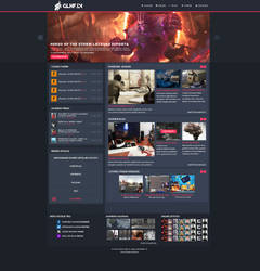 GLHF.LV ESPORTS WEB DESIGN