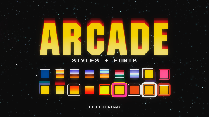 STYLES + FONTS - Arcade by LetTheRoad on DeviantArt