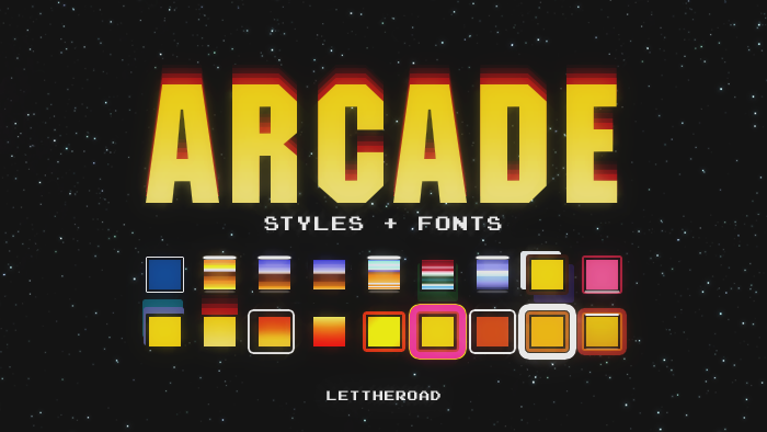 STYLES + FONTS - Arcade by LetTheRoad on DeviantArt